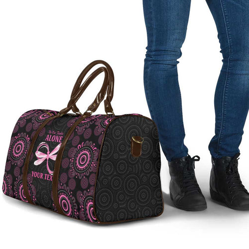 Personalized Pink Dragonfly Aboriginal of Hope Travel Bag Australia’s Breast Cancer Awareness - Aussie Hoodie