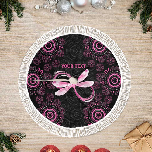 Personalized Pink Dragonfly Aboriginal of Hope Tree Skirt Australia’s Breast Cancer Awareness - Aussie Hoodie