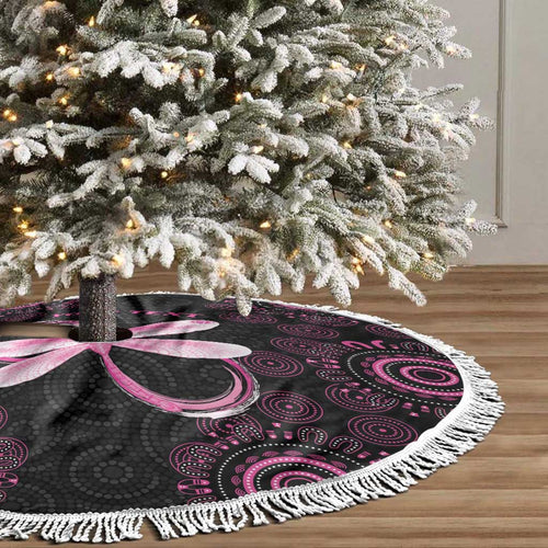 Personalized Pink Dragonfly Aboriginal of Hope Tree Skirt Australia’s Breast Cancer Awareness - Aussie Hoodie