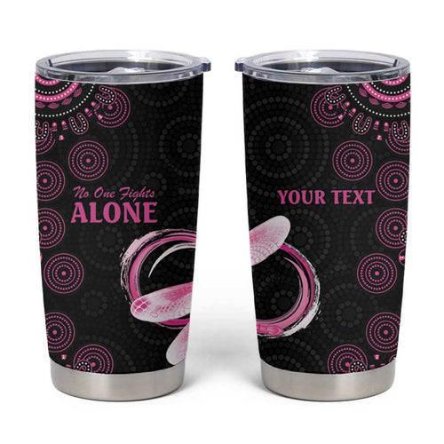 Personalized Pink Dragonfly Aboriginal of Hope Tumbler Cup Australia’s Breast Cancer Awareness - Aussie Hoodie