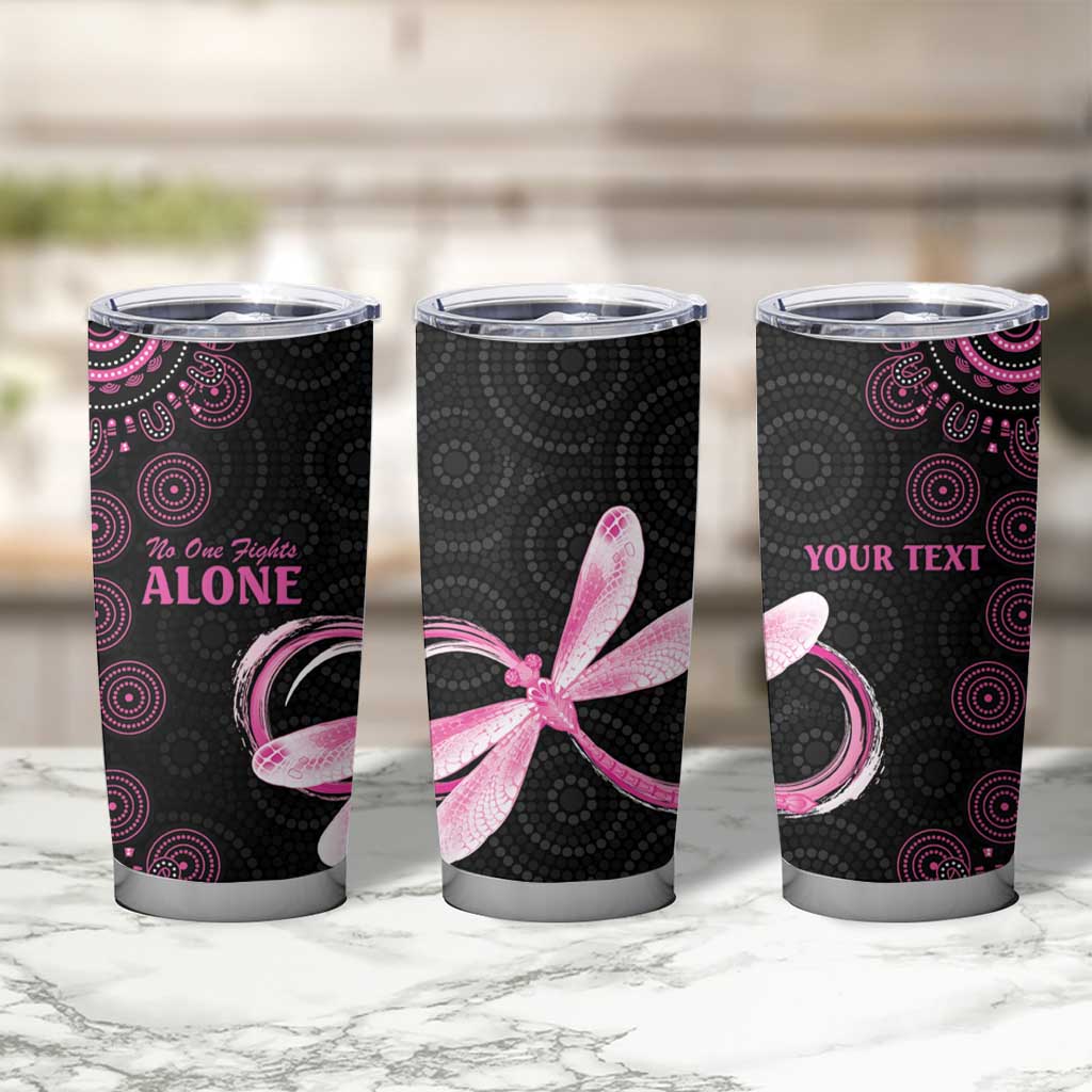 Personalized Pink Dragonfly Aboriginal of Hope Tumbler Cup Australia’s Breast Cancer Awareness - Aussie Hoodie