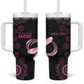Personalized Pink Dragonfly Aboriginal of Hope Tumbler With Handle Australia’s Breast Cancer Awareness - Aussie Hoodie