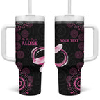 Personalized Pink Dragonfly Aboriginal of Hope Tumbler With Handle Australia’s Breast Cancer Awareness - Aussie Hoodie