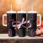 Personalized Pink Dragonfly Aboriginal of Hope Tumbler With Handle Australia’s Breast Cancer Awareness - Aussie Hoodie