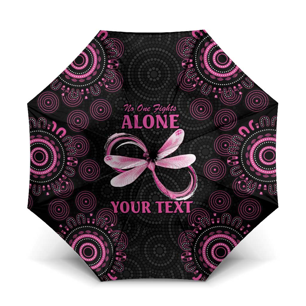 Personalized Pink Dragonfly Aboriginal of Hope Umbrella Australia’s Breast Cancer Awareness - Aussie Hoodie
