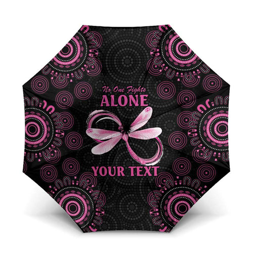 Personalized Pink Dragonfly Aboriginal of Hope Umbrella Australia’s Breast Cancer Awareness - Aussie Hoodie