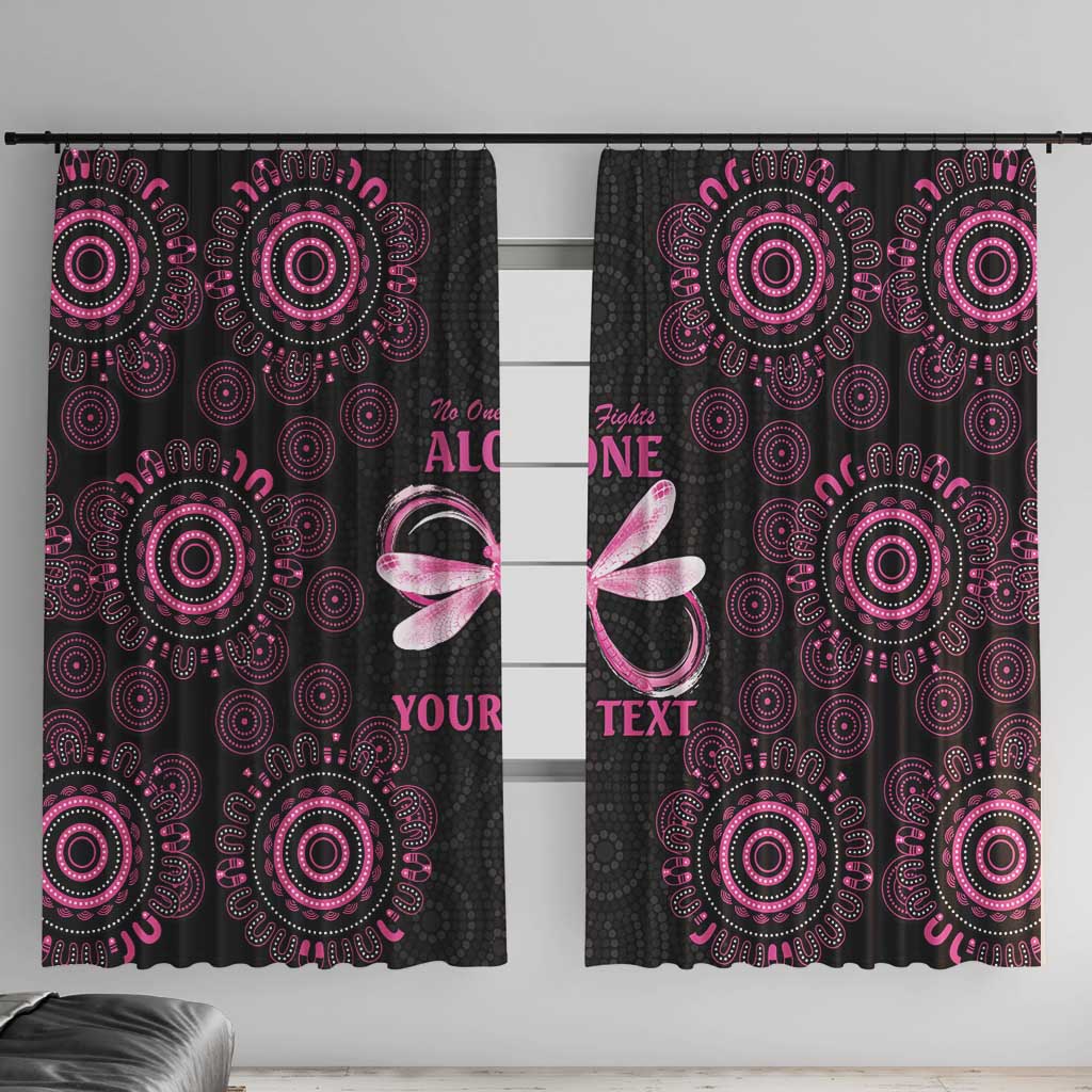 Personalized Pink Dragonfly Aboriginal of Hope Window Curtain Australia’s Breast Cancer Awareness - Aussie Hoodie