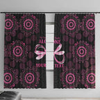 Personalized Pink Dragonfly Aboriginal of Hope Window Curtain Australia’s Breast Cancer Awareness - Aussie Hoodie