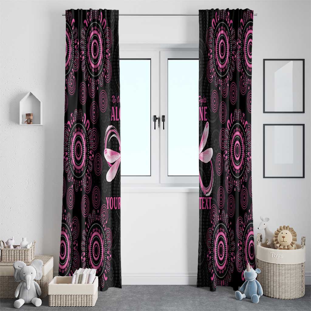 Personalized Pink Dragonfly Aboriginal of Hope Window Curtain Australia’s Breast Cancer Awareness - Aussie Hoodie