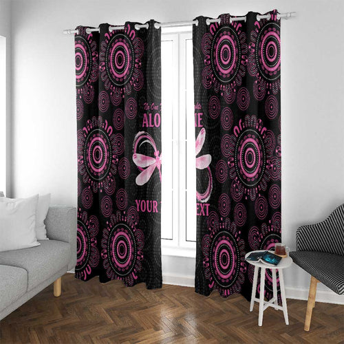 Personalized Pink Dragonfly Aboriginal of Hope Window Curtain Australia’s Breast Cancer Awareness - Aussie Hoodie