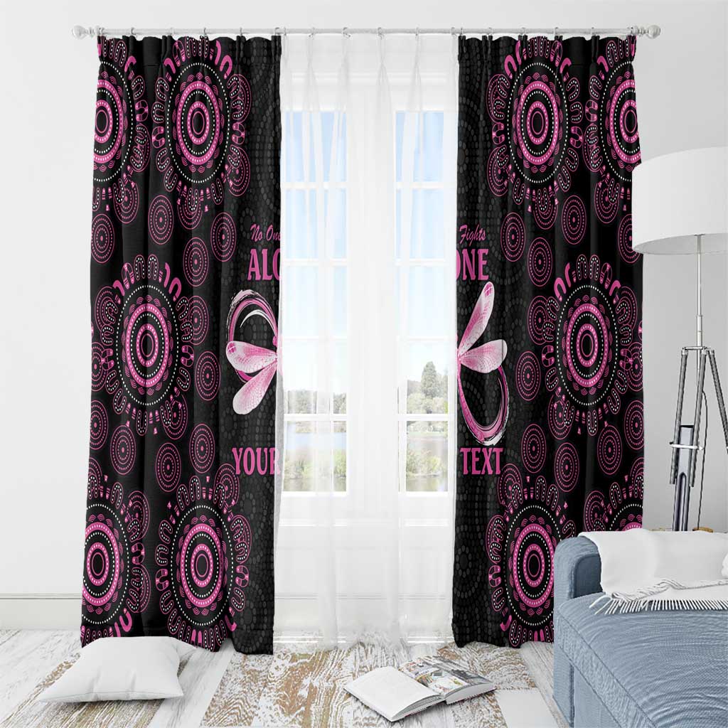 Personalized Pink Dragonfly Aboriginal of Hope Window Curtain Australia’s Breast Cancer Awareness - Aussie Hoodie