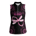Personalized Pink Dragonfly Aboriginal of Hope Women Sleeveless Polo Shirt Australia’s Breast Cancer Awareness - Aussie Hoodie