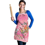 Personalized Pink Galah Aboriginal Dot Art Apron Australia’s Breast Cancer Awareness - Aussie Hoodie