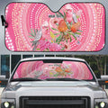 Personalized Pink Galah Aboriginal Dot Art Auto Sun Shade Australia’s Breast Cancer Awareness - Aussie Hoodie