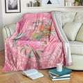 Personalized Pink Galah Aboriginal Dot Art Blanket Australia’s Breast Cancer Awareness - Aussie Hoodie