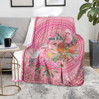 Personalized Pink Galah Aboriginal Dot Art Blanket Australia’s Breast Cancer Awareness - Aussie Hoodie