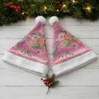 Personalized Pink Galah Aboriginal Dot Art Christmas Santa Hat Australia’s Breast Cancer Awareness - Aussie Hoodie