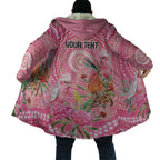 Personalized Pink Galah Aboriginal Dot Art Cloak Australia’s Breast Cancer Awareness - Aussie Hoodie
