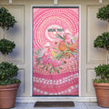 Personalized Pink Galah Aboriginal Dot Art Door Cover Australia’s Breast Cancer Awareness - Aussie Hoodie