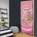 Personalized Pink Galah Aboriginal Dot Art Door Cover Australia’s Breast Cancer Awareness - Aussie Hoodie
