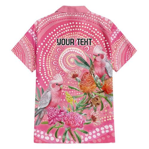 Personalized Pink Galah Aboriginal Dot Art Family Matching Summer Maxi Dress and Hawaiian Shirt Australia’s Breast Cancer Awareness - Aussie Hoodie