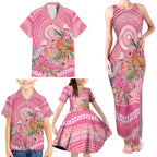 Personalized Pink Galah Aboriginal Dot Art Family Matching Tank Maxi Dress and Hawaiian Shirt Australia’s Breast Cancer Awareness - Aussie Hoodie