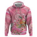 Personalized Pink Galah Aboriginal Dot Art Hoodie Australia’s Breast Cancer Awareness - Aussie Hoodie