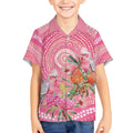 Personalized Pink Galah Aboriginal Dot Art Kid Hawaiian Shirt Australia’s Breast Cancer Awareness - Aussie Hoodie