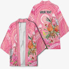 Personalized Pink Galah Aboriginal Dot Art Kimono Australia’s Breast Cancer Awareness - Aussie Hoodie