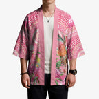 Personalized Pink Galah Aboriginal Dot Art Kimono Australia’s Breast Cancer Awareness - Aussie Hoodie