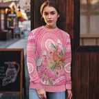 Personalized Pink Galah Aboriginal Dot Art Ugly Christmas Sweater Australia’s Breast Cancer Awareness - Aussie Hoodie