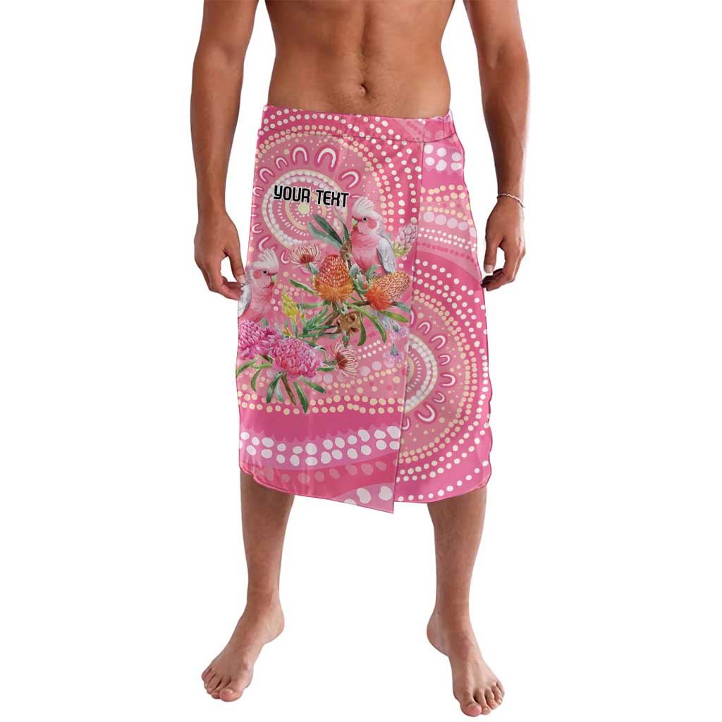 Personalized Pink Galah Aboriginal Dot Art Lavalava Australia’s Breast Cancer Awareness - Aussie Hoodie