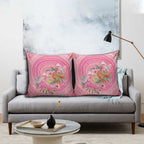 Personalized Pink Galah Aboriginal Dot Art Pillow Cover Australia’s Breast Cancer Awareness - Aussie Hoodie