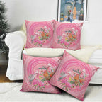 Personalized Pink Galah Aboriginal Dot Art Pillow Cover Australia’s Breast Cancer Awareness - Aussie Hoodie