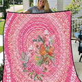 Personalized Pink Galah Aboriginal Dot Art Quilt Australia’s Breast Cancer Awareness - Aussie Hoodie
