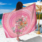 Personalized Pink Galah Aboriginal Dot Art Sarong Australia’s Breast Cancer Awareness - Aussie Hoodie