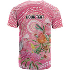 Personalized Pink Galah Aboriginal Dot Art T Shirt Australia’s Breast Cancer Awareness - Aussie Hoodie