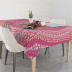 Personalized Pink Galah Aboriginal Dot Art Tablecloth Australia’s Breast Cancer Awareness - Aussie Hoodie