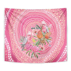 Personalized Pink Galah Aboriginal Dot Art Tapestry Australia’s Breast Cancer Awareness - Aussie Hoodie