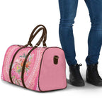 Personalized Pink Galah Aboriginal Dot Art Travel Bag Australia’s Breast Cancer Awareness - Aussie Hoodie