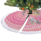 Personalized Pink Galah Aboriginal Dot Art Tree Skirt Australia’s Breast Cancer Awareness - Aussie Hoodie