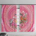 Personalized Pink Galah Aboriginal Dot Art Window Curtain Australia’s Breast Cancer Awareness - Aussie Hoodie