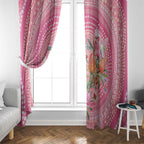 Personalized Pink Galah Aboriginal Dot Art Window Curtain Australia’s Breast Cancer Awareness - Aussie Hoodie