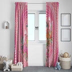 Personalized Pink Galah Aboriginal Dot Art Window Curtain Australia’s Breast Cancer Awareness - Aussie Hoodie