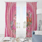 Personalized Pink Galah Aboriginal Dot Art Window Curtain Australia’s Breast Cancer Awareness - Aussie Hoodie
