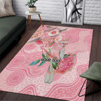 Personalized Pink Galah Fight for Hope and Healing Area Rug Australia’s Breast Cancer Awareness - Aussie Hoodie