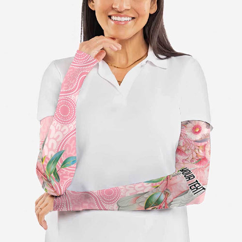 Personalized Pink Galah Fight for Hope and Healing Arm Sleeves Australia’s Breast Cancer Awareness - Aussie Hoodie
