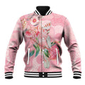 Personalized Pink Galah Fight for Hope and Healing Baseball Jacket Australia’s Breast Cancer Awareness - Aussie Hoodie