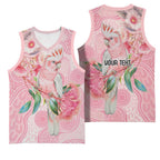 Personalized Pink Galah Fight for Hope and Healing Basketball Jersey Australia’s Breast Cancer Awareness - Aussie Hoodie