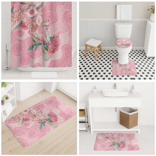 Personalized Pink Galah Fight for Hope and Healing Bathroom Set Australia’s Breast Cancer Awareness - Aussie Hoodie